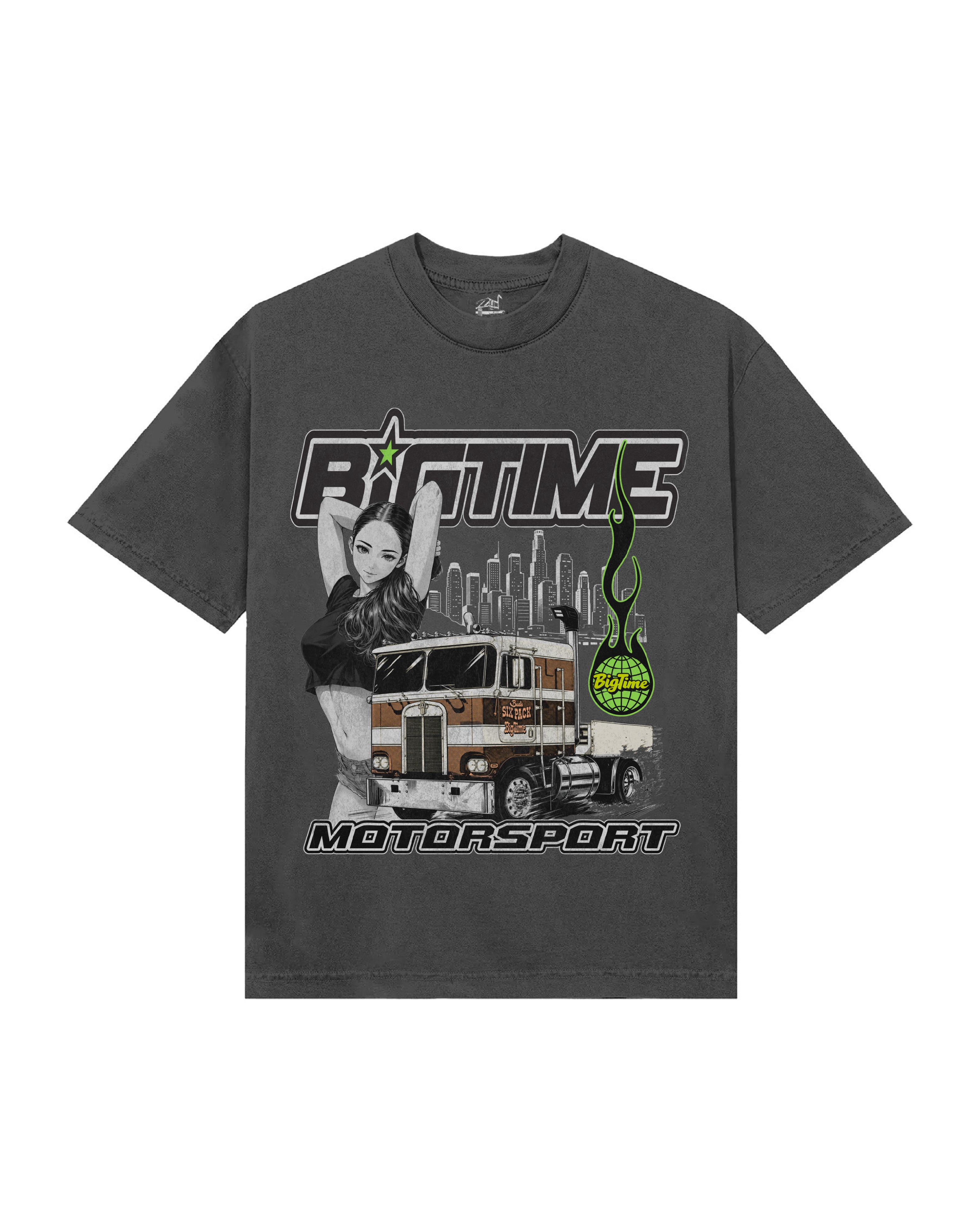 ANIME TEE (VINTAGE BLACK) – BigTime