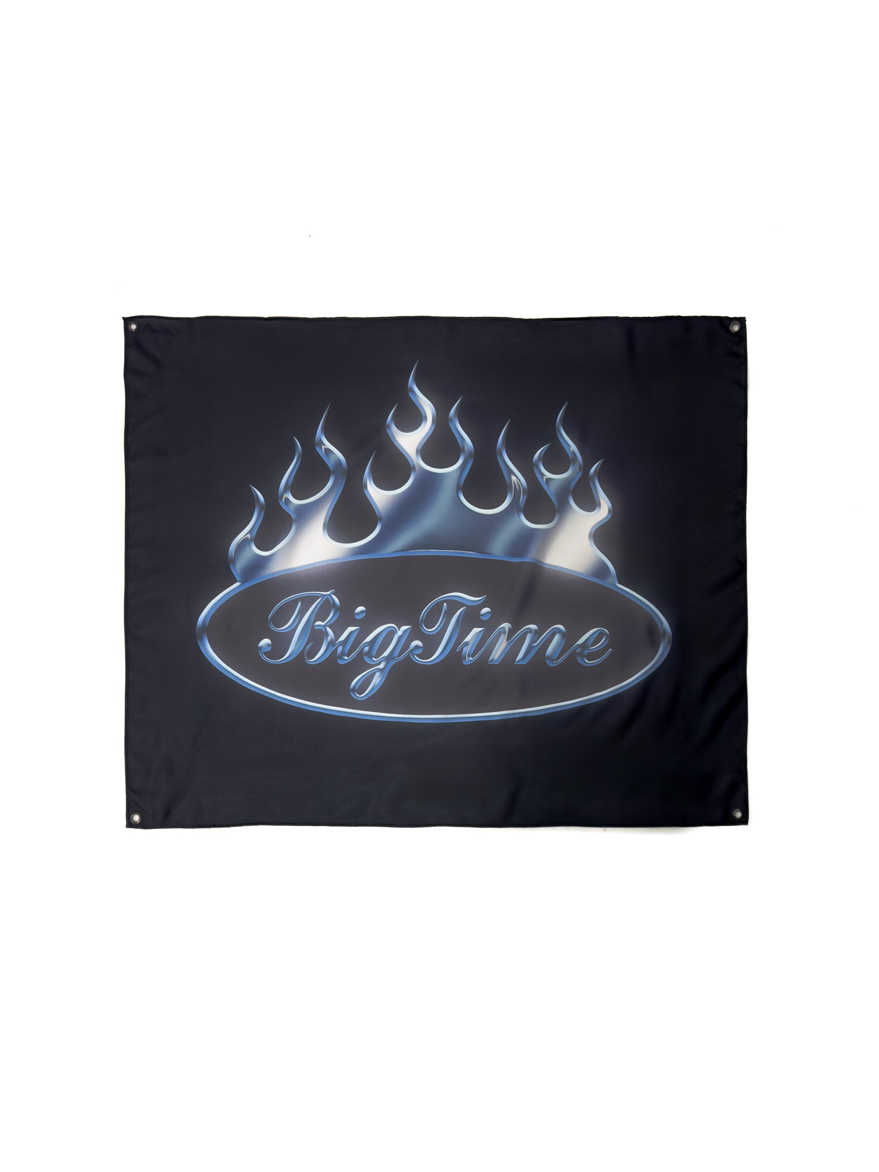 BLUE FLAME CHROME BANNER
