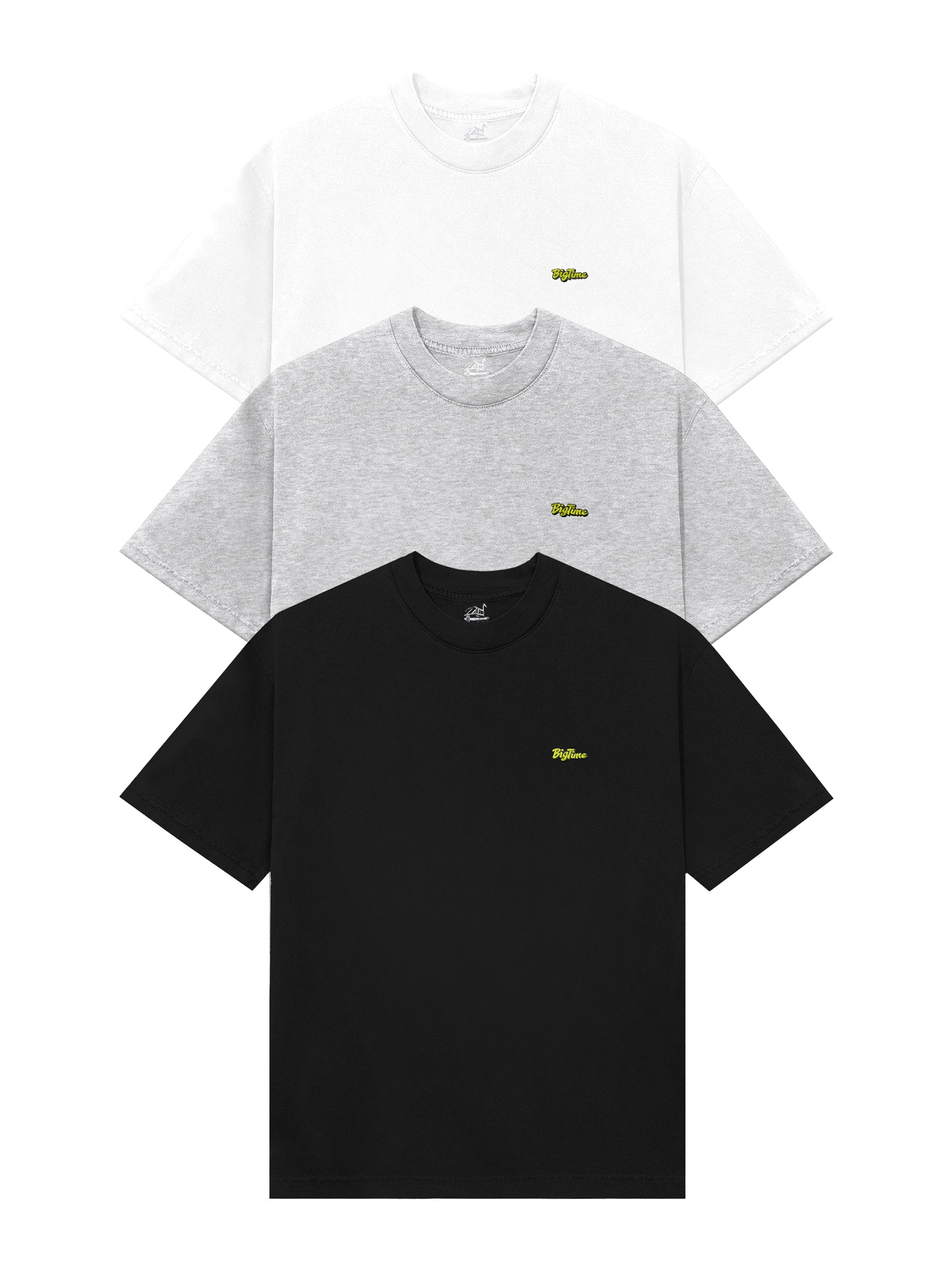 BIGTIME EMBROIDERED LOGO 3PACK