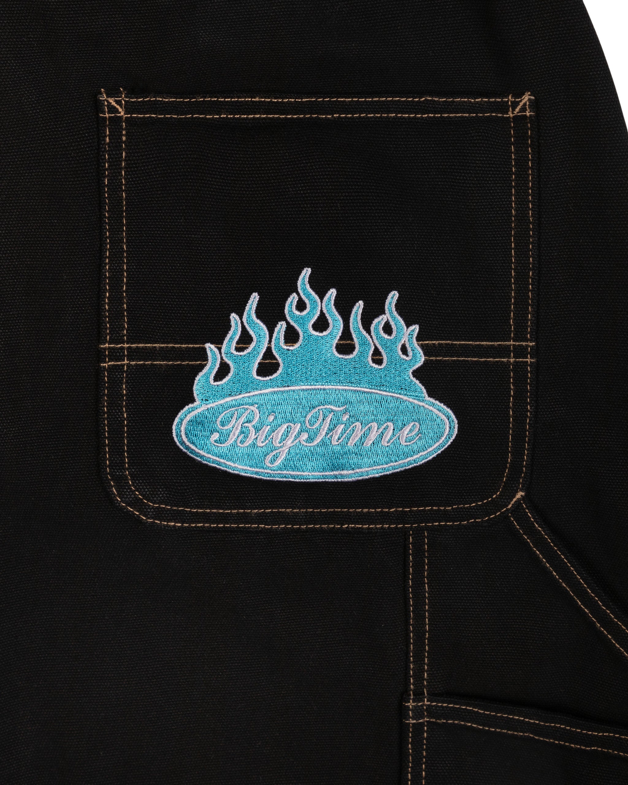 BIGTIME DOUBLE KNEE PANTS (WASHED BLACK)