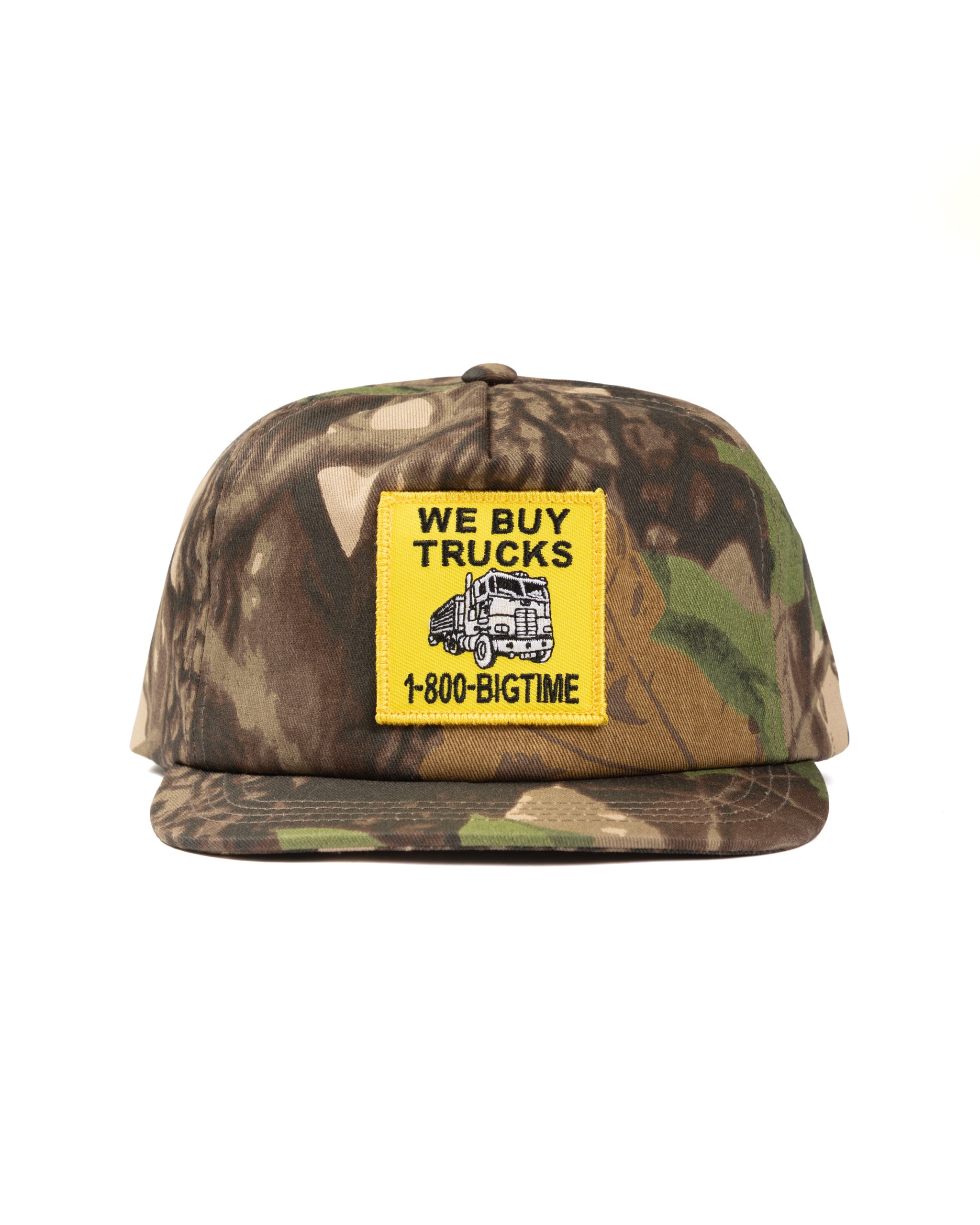 I BUY TRUCKS CAMO SHORT BILL HAT