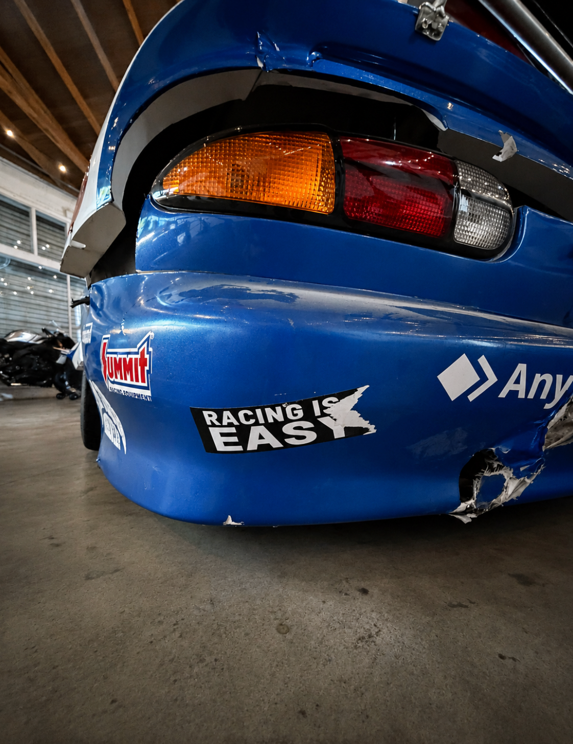 RACING IS EASY STICKER
