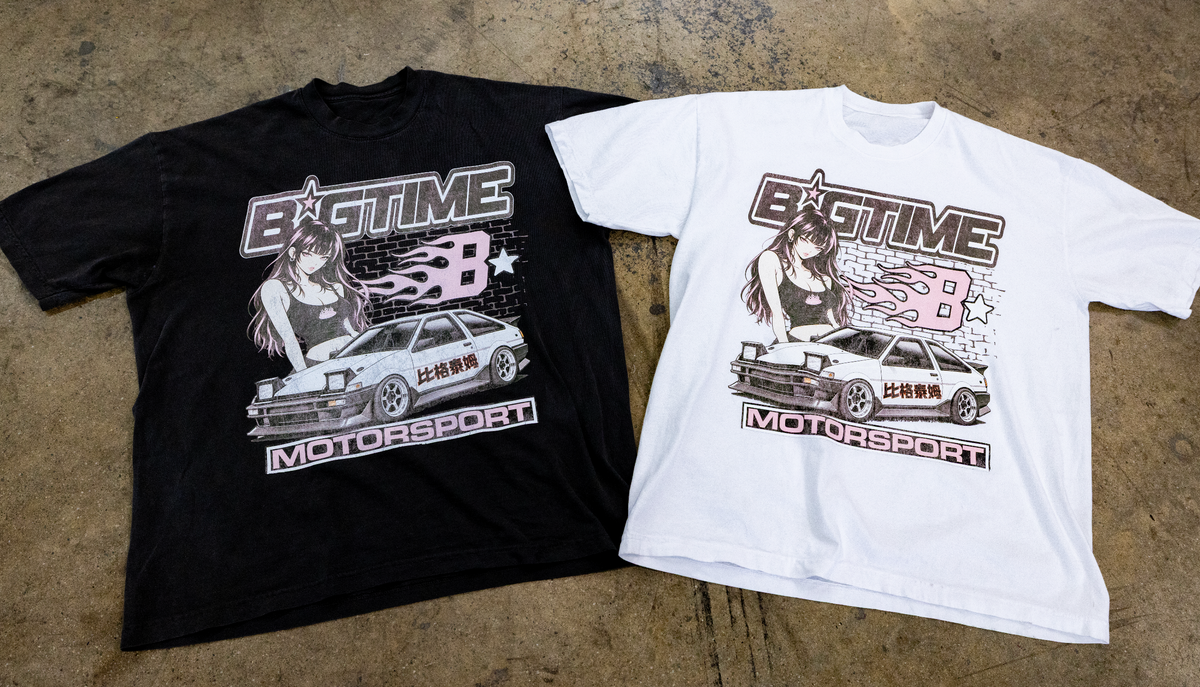ANIME V5 TEE (VINTAGE BLACK)