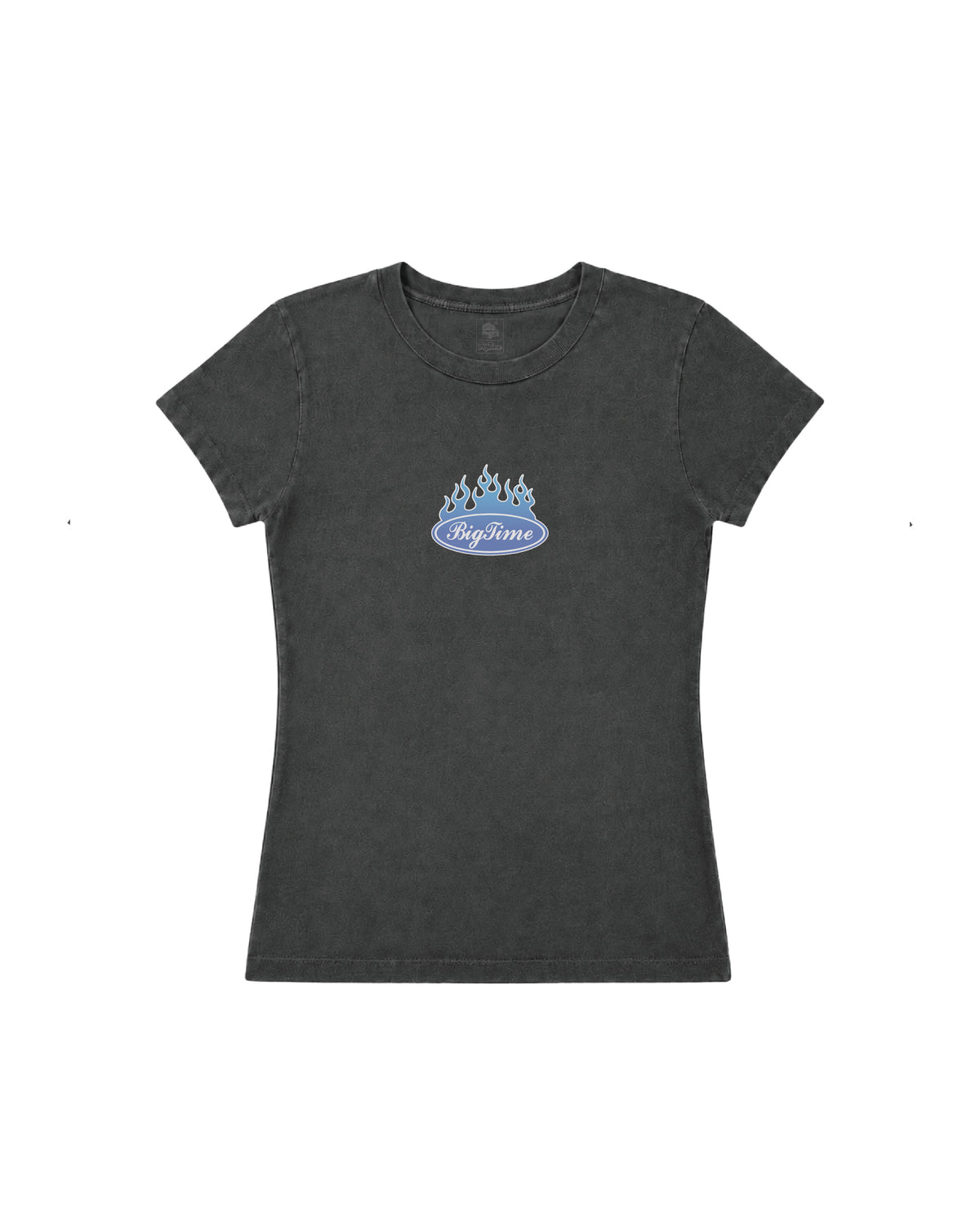 WOMEN'S FLAME LOGO TEE (VINTAGE BLACK)