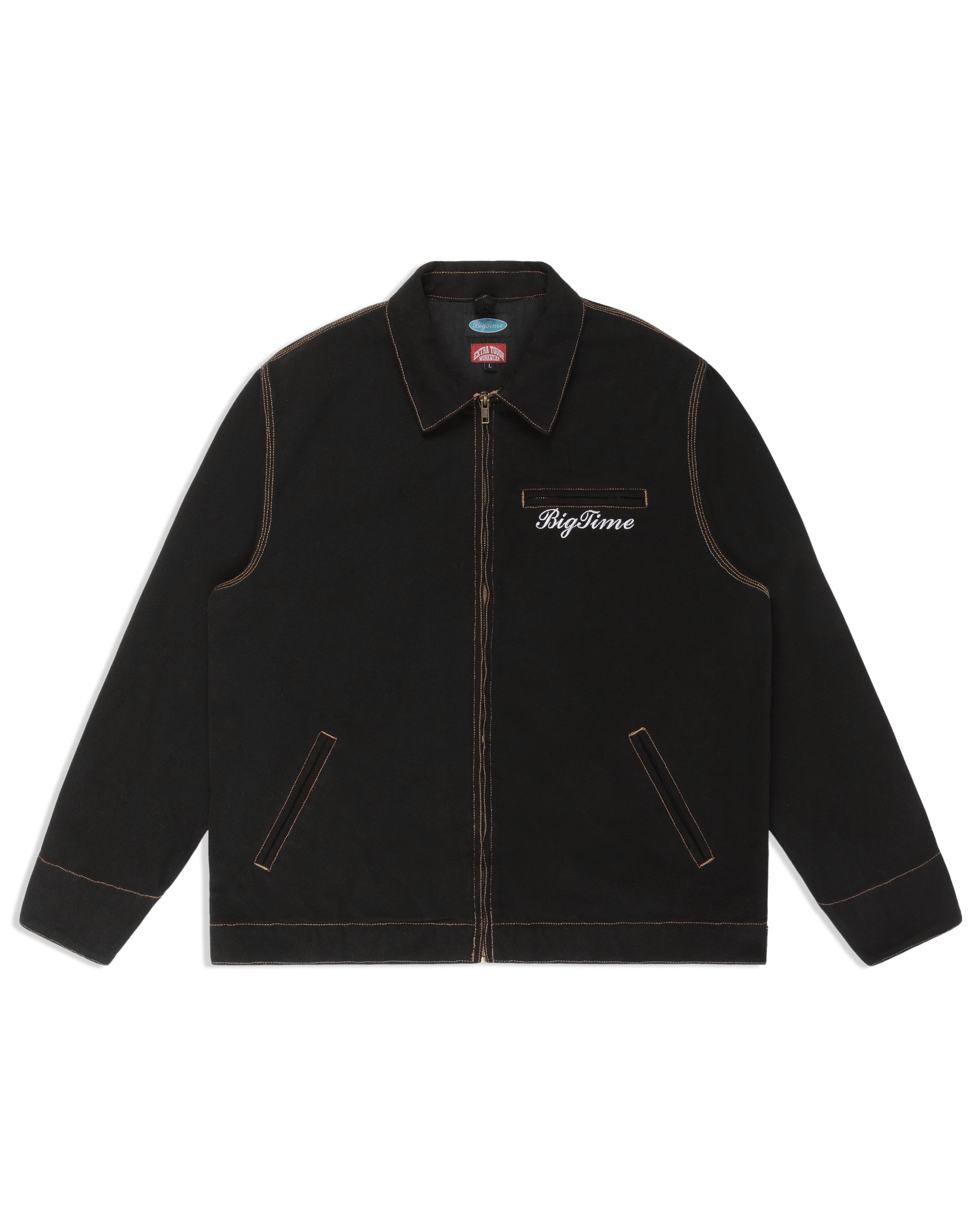 BIGTIME GARAGE JACKET (WASHED BLACK)