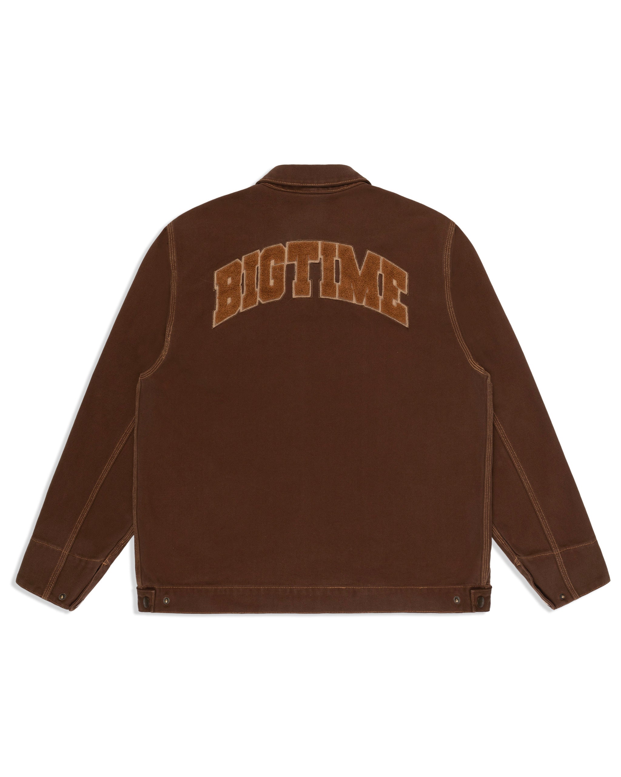 BIGTIME GARAGE JACKET (WASHED BROWN)