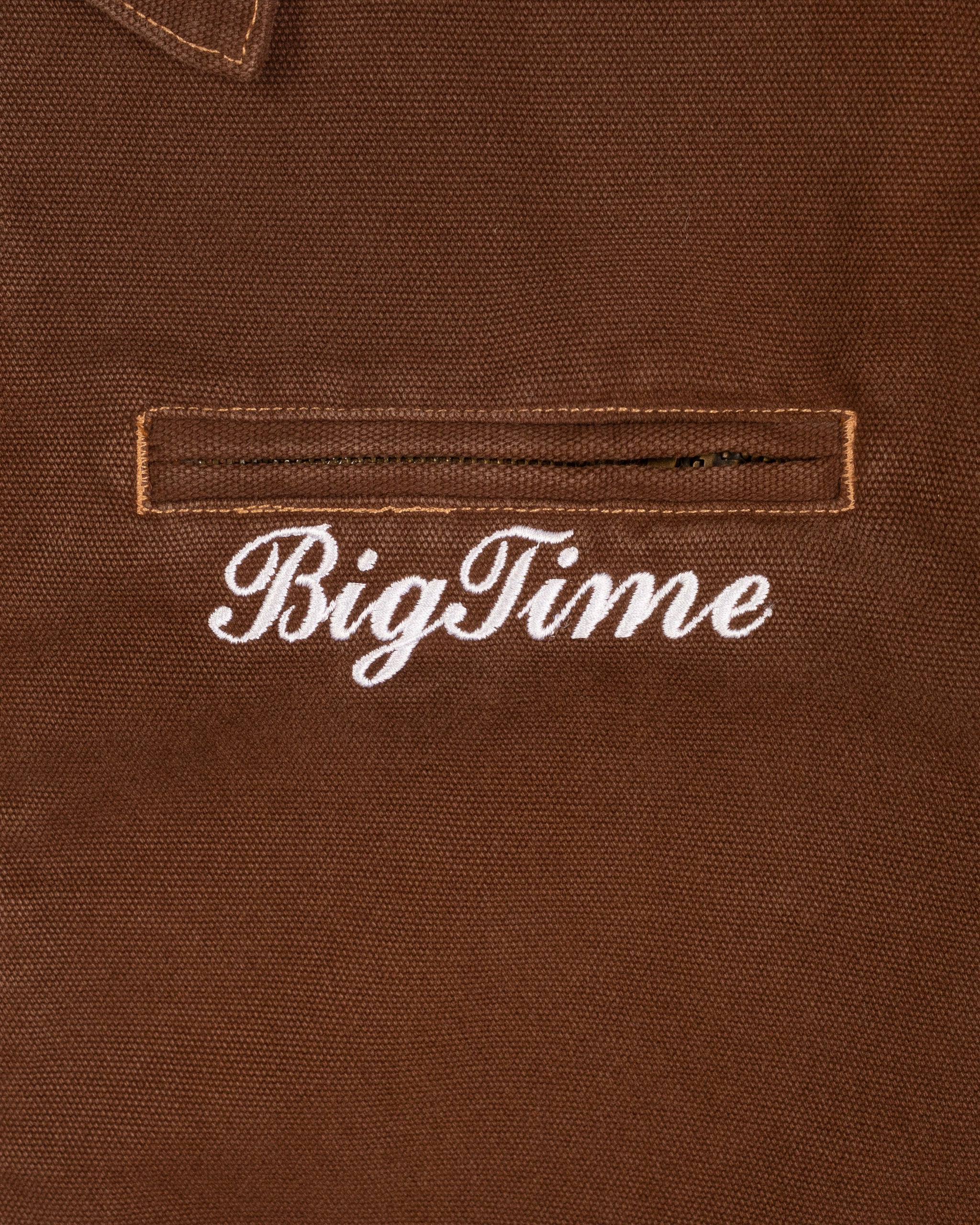 BIGTIME GARAGE JACKET (WASHED BROWN)